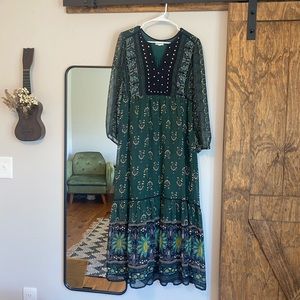 Indian printed maxi dress